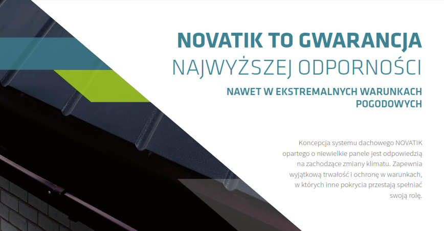 NOWOŚĆ! DACHÓWKA PŁASKA NOVATIK