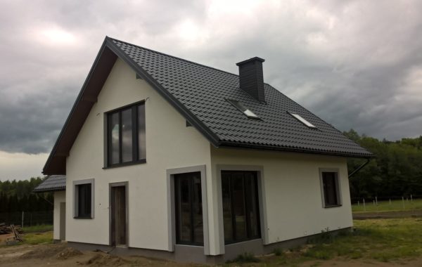 BLACHODACHÓWKA ADAMANTE ORAZ OKNA VEKA SL82 ANTRACYT