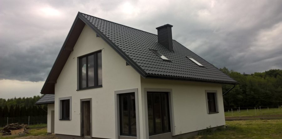 BLACHODACHÓWKA ADAMANTE ORAZ OKNA VEKA SL82 ANTRACYT