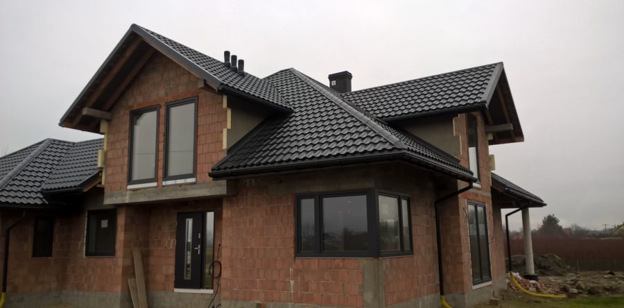 RUUKKI FINNERA OKNA VEKA SL82 KOLOR ANTRACYT